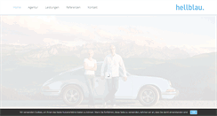 Desktop Screenshot of hellblau.com