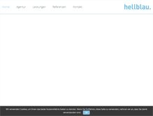 Tablet Screenshot of hellblau.com